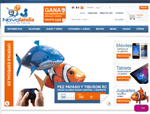 Tablet Screenshot of novolandia.com